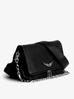 Hot Zadig & Voltaire Swing Your Wings Rocky BagICONIC Noirsilver